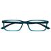 Opulize sea glasses Blue light filter narrow frame spring hinges improve the sleep computer glasses gaming anti-reflective men B9 +0.00 diopters turquoise