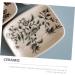 Amosfun 3pcs Ceramic Hand-painted Soap Dish Soap Holder Tank Storage Organizer Soap Container Soap Stand Soap Dishes for Bathroom Creative Soap Dish Bathroom Soap Dish White Ceramics Tray - Buy Online on GoSupps.com
