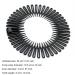 Stretch Comb 2 Pack - Full Circular Zigzag Plastic Headband for All Hair Types | Hair Accessories for Long & Short Hair (Black) - Buy Online on GoSupps.com