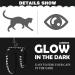 Star & Moon Glow in The Dark Cat Harness Set with Leash and Collar - Adjustable & Escape Proof for Outdoor Walking - Buy Online on GoSupps.com
