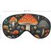 Soft Comfortable Sleep Mask | Adjustable Eye Cover for Travel & Work | Colorful Mushroom Design for Men & Women - Buy Online on GoSupps.com