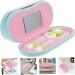 Solustrie Double-Lodged Glasses Case - Stylish Storage Organizer & Travel Accessories for Glasses & Contact Lenses - Ideal for Home & Outdoor Use - Buy Online on GoSupps.com