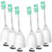 Osctor Replacement Brush Heads Compatible with Phillips Sonicare E-Series HX7022/66, 6 Pack, Fit Essence, Xtreme, Elite, Advance and CleanCare Screw-on Electric Sonic Toothbrush Handles