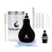 TopQuaFocus 320ml Enema Bulb Kit Anal Douche Bulb kit for Man Woman Cleaning Douche Bulb Men(320ML Black)