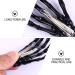 Lurrose 6Pcs Halloween Skeleton Hands Hair Clips - Gothic Bone Claws for Punk Rock Party Dress Up - Buy Online on GoSupps.com