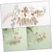 HONMEET Bridal Headwear Hair Accessories for Women Side Comb for Hair Decorative Hair Combs Hair Comb Clips Hair Accessories for Bride Wedding Bride Headpiece Flower Hair Comb Alloy - Buy Online on GoSupps.com