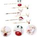 Amosfun 3 Christmas Hair Clips Holiday Party Hairpin Santa Barrettes Bobby Pins Decorative Hair Clips Xmas Kids Hair Pins Hair Clips for Girls Antler Barrette Metal Alloy Side Clip Child - Buy Online on GoSupps.com