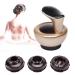 Zhilianzhao USB charging cupboards scratch massager with 9-speed pressure gravity LCD interchangeable massage head easy to use metallic metallic