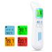 WISHDREAM Ear Forehead Thermometer for Adults Kids and Babies Touchless Digital Infrared Thermometer for Home with Fever Indicator Instant Accurate Reading