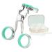 Fovolat Lens Helper | Portable Lens Eyelid Stretcher Travel Kit with Lens Case Remove Tool Lens Insertion Wearing Aids for New User Green