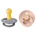 Bibs Pacifiers | Natural Rubber Baby Pacifier | Set of 2 BPA-Free Soothers | Made in Denmark | Cloud/Blush | Size 6-18 Months