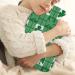 Cozy St. Patrick's Day Checkered Hot Water Bottle with Fluffy Cover - 2L for Pain Relief & Warmth - Buy Online on GoSupps.com