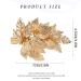 Casdre Leaf Hair Clip - Gold Crystal Bridal Hair Piece for Women & Girls - Buy Online on GoSupps.com