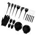 Mikinona 1 Set Hair Coloring Tools Hairdressing Clips Hair Mixing Bowl Hair Tinting Bowl Hair Color Brush Dye Mixing Bowl Professional Styling Tools Hair Coloring Kit Plastic Hair Dye Cloak