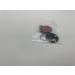 Custom Engraved Dog Tags - Push Button | Synthetic Leather | Blue Black Red Yellow | 30mm | Perfect for Control Branding - Buy Online on GoSupps.com