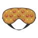 Buttered Bread Eye mask Soft Elastic and Adjustable Nighttime Comfort Sleeping mask Suitable for Both Men and Women Black