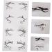 FOYTOKI 4 Pairs Halloween Eyeliner Stickers Festival Eyeshadow Sticker Face Stickers Halloween Stickers Pvc - Buy Online on GoSupps.com