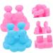 Zerodeko Silicone Toothbrush Holder - Self-Adhesive Hooks for Bathroom Storage - Color-Sorted Travel Packs - 8 STK - Buy Online on GoSupps.com