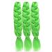 WOME Jumbo Braiding Hair Extension 24 Inch Lime - Pack of 3 | Synthetic Crochet Braids High Temperature Fiber Twist - for Women - Buy Online on GoSupps.com