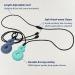4 Pack Silicone Chew Necklaces for Sensory Kids & Adults - BPA Free Sensory Chew Toys for Autism, Anxiety, ADHD - Buy Online on GoSupps.com
