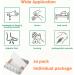 Silicone Foam Dressing 3x3 Inch - 10 Pack Adhesive Waterproof Wound Care Bandages | High Absorbency Foam Pads for Optimal Healing - Buy Online on GoSupps.com