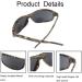 Hyyiyun Bifocal Reading Sunglasses 2 Pairs for Men and Women | Sports Outdoor Sun Reader UV Protection | Camo/Black | 2.5x - Buy Online on GoSupps.com
