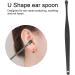 Ear Pick Lightweight Portable Spiral Ear Spoon U Shape for Home for Office - Buy Online on GoSupps.com
