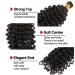 Water Wave Bulk Hair Crochet Braids - 14 Inch CURL Synthetic Braiding Hair Extensions - #2 Color 9PCs/Lot - International Shipping Available - Buy Online on GoSupps.com