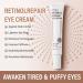 Retinol Eye Cream With Retinol Serum & AHA 30% & BHA 2% -Under Eye Cream For Dark Circles Puffy Eyes -Retinol Serum Moisturising Anti-Wrinkle Anti-Aging Eye Creams - Buy Online on GoSupps.com