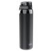 Ion8 1 liter of stainless steel drinking bottle leakage -proof one -hand opening safe locking dishwasher -safe folding lid handle easy to clean durable & scratch -resistant 1200 ml onetouch 1.0 Gray