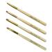 Buy N&BF Profi Gel Brushes Gold 4 Set | Premium Kolinsky & Red Marten Hair Nail Art Brushes for Stunning Nail Designs - Buy Online on GoSupps.com