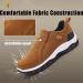 Men's Orthopedic Hiking Shoes with Good Arch Support - Breathable, Lightweight, Non-Slip - Size 11, Brown - Buy Online on GoSupps.com