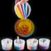Cotsdan 4 Silicone Split Cup for Acrylic Paint Resin Pouring Epoxy Mixing Cups Reusable DIY Jewelry Making Tool Divided Cup for Fluid Art Acrylic Paint 2 3 4 5 Multi Channel Split Cup Palette Cups