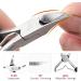Professional Nail Clipper Set - Stainless Steel Toenail Clippers for Thick & Ingrown Nails. Includes Nail File & Trimmer. Pedicure Tools for Men Women Seniors - Buy Online on GoSupps.com