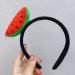 Shes Shining Red Watermelon Headband for Women - Fun Fruit Hair Accessory & Black Headdress - Buy Online on GoSupps.com