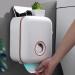 Toilet Tissue Box Waterproof and Non-Perforated Toilet Pumping Paper Rolls Toilet Toilet Paper Rack Wall-Mounted Light Luxury Green - Buy Online on GoSupps.com