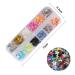 Buy 24 Boxes Holographic Nail Seedlettes | Kalolary Colorful Stars Confetti & Sequin Polish Flakes for DIY Manicure & Body Decor - International Shipping Available! - Buy Online on GoSupps.com