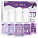 VRENMOL Dip Powder Liquid Set - 5pcs 0.5oz Dipping Powder Nail Set with Primer  Base Nail Coat  Activator  Top Coat and Brush Saver for Dip Powder Nail Art No Needed Nail Lamp