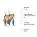 LUXAZA 24H Longwear Cream Eyeshadow Stick Set | Copper Brown Metallic Shimmer | Waterproof & Cruelty-free | Vegan Eye Makeup - 3 PCS - Buy Online on GoSupps.com