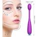 Personal Eye Massager Wand Vibrating Treatment for Dark Circles Puffiness & Fatigue | Anti-Aging Facial Device - Purple - Buy Online on GoSupps.com