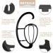 Dreamlover Hanging Wig Stand - 2 Pack Black | Wig Drying Holder - Buy Online on GoSupps.com