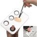 Premium Stainless Steel Nail Art Palette - Makeup Color Mixing Tool for Professionals | International Shipping Available - Buy Online on GoSupps.com