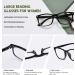 Reducblu 5 Pack Oversize Square Reading Glasses for Women +3.00 Diopters - Buy Online on GoSupps.com