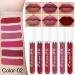 6Pcs Dark Red Matte Liquid Lipstick Set | Long Lasting, Waterproof Lip Stain | Gift Set for Women | Matte Makeup Collection - Buy Online on GoSupps.com