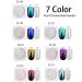 7 Colors Pearl Chrome Nail Powder - Iridescent Aurora Metallic Glitter for Gel Polish Nail Art Decoration - Buy Online on GoSupps.com