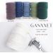 GANXXET Bay Leaf Color Macrame Cotton Cord 2mm 3 ply Recycled | 480 Feet / 160 Yards | DIY Macrame and Crafts Cord for Wall Hangings, Plant Hangers, Coasters - Buy Online on GoSupps.com