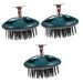 Tovinanna 3st Shampoo comb cleaning brush for the scalp scalee scalee scalee brush brushwood massager hair wash brush head scraper brush bathing brush household men and women pp