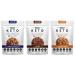 NuTrail - Keto Nut Granola Healthy Breakfast Cereal - Low Carb Snacks & Food - 2g Net Carbs - Almonds, Pecans, Coconut and more (11 oz) (3 Pack Variety Pack) 1 Count (Pack of 1)