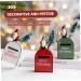 Abaodam 4pcs Box Christmas Mailbox Rustic Decorations Letters to Santa Mailbox Hanging Decor Crafts Metal Greenx4pcs 10x4.5cmx4pcs - Buy Online on GoSupps.com