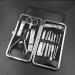 Manicure Set Built in Nail File Personal Care Manicure Pedicure Set Portable Nail Clippers Family Use 12 Pieces Man Black Manicure Nail Clippers Kit - Buy Online on GoSupps.com